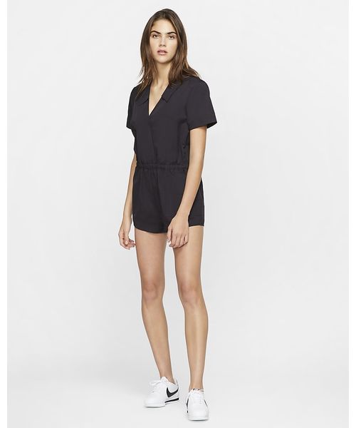 Hurley (ハーレー)の「W COASTAL SOLID SS ROMPER / ハーレー レディース ロンパース ビーチ プール リゾート(つなぎ/オールインワン・レディース・ブラック系その他・X-SMALL/SMALL)」の4枚目の写真