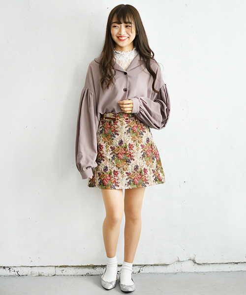 PairPair（ペアペア）の「アソート袖ボリューム開襟シャツ（シャツ/ブラウス・レディース・ブラック/モカ/ブラウン系その他/ライトベージュ・FREE）」の15枚目の写真