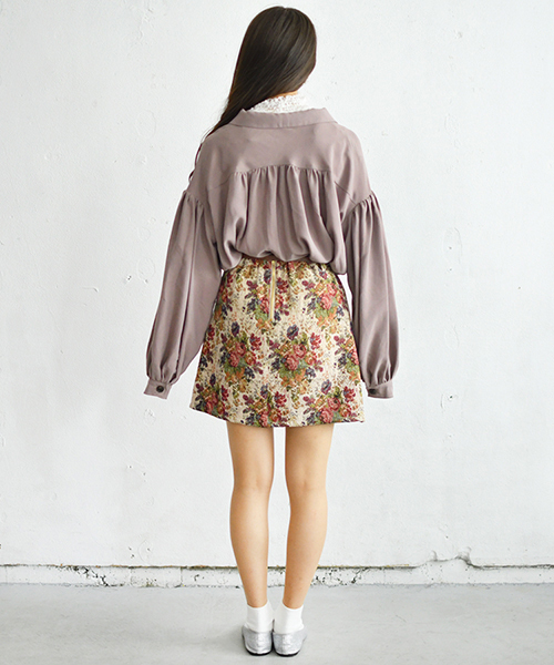 PairPair（ペアペア）の「アソート袖ボリューム開襟シャツ（シャツ/ブラウス・レディース・ブラック/モカ/ブラウン系その他/ライトベージュ・FREE）」の17枚目の写真