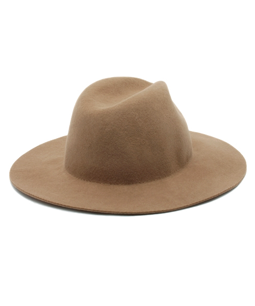 WEGO(ウィゴー)の「WEGO/ツバ広フェルトハット(ハット・レディース・ブラック/グレー/ベージュ/ピンク・FREE)」の9枚目の写真