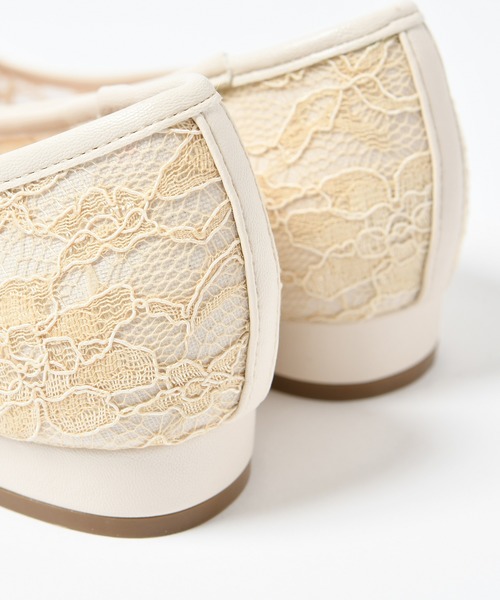 one after another NICE CLAUP(ワンアフターアナザーナイスクラップ)の「【WEB限定】バレエシューズ(バレエシューズ・レディース・ホワイト系その他/ゴールド・SS/S/M/L/LL)」の3枚目の写真