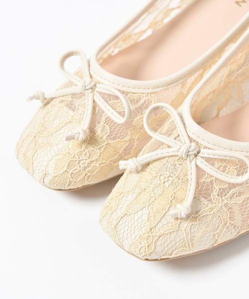 one after another NICE CLAUP(ワンアフターアナザーナイスクラップ)の「【WEB限定】バレエシューズ(バレエシューズ・レディース・ホワイト系その他/ゴールド・SS/S/M/L/LL)」の4枚目の写真