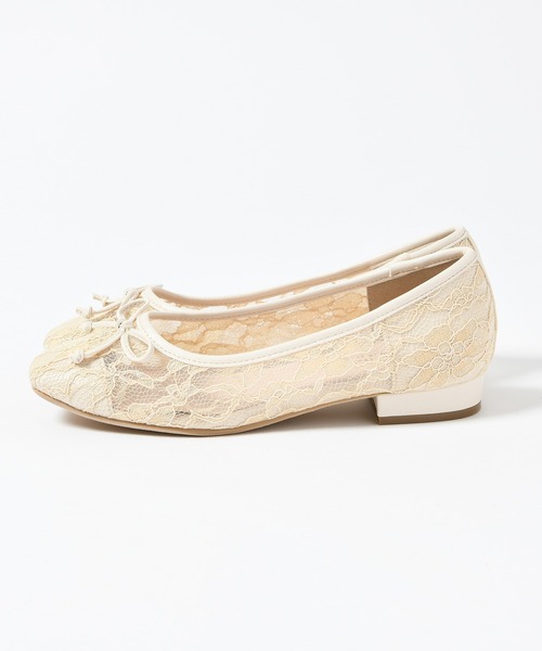 one after another NICE CLAUP(ワンアフターアナザーナイスクラップ)の「【WEB限定】バレエシューズ(バレエシューズ・レディース・ホワイト系その他/ゴールド・SS/S/M/L/LL)」の9枚目の写真