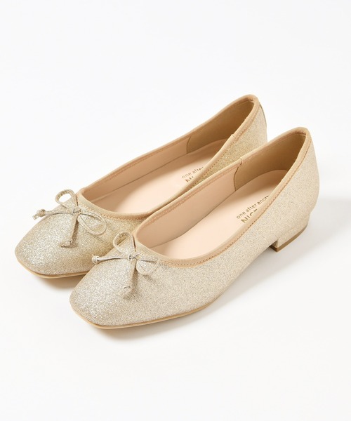 one after another NICE CLAUP(ワンアフターアナザーナイスクラップ)の「【WEB限定】バレエシューズ(バレエシューズ・レディース・ホワイト系その他/ゴールド・SS/S/M/L/LL)」の18枚目の写真