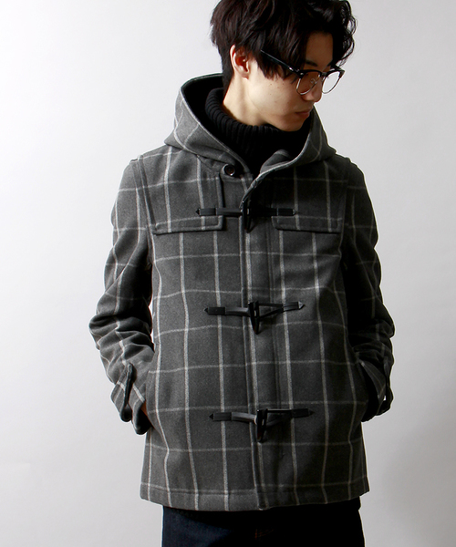 WEGO（ウィゴー）の「WEGO/ボンディングダッフルコート（ダッフルコート・メンズ・ダークグレー/ネイビー/キャメル/ワイン/その他1/その他2・MEDIUM/LARGE/SMALL）」の5枚目の写真