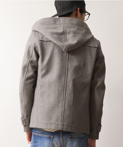 WEGO（ウィゴー）の「WEGO/ボンディングダッフルコート（ダッフルコート・メンズ・ダークグレー/ネイビー/キャメル/ワイン/その他1/その他2・MEDIUM/LARGE/SMALL）」の8枚目の写真