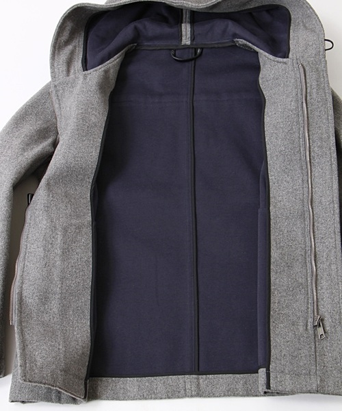 WEGO（ウィゴー）の「WEGO/ボンディングダッフルコート（ダッフルコート・メンズ・ダークグレー/ネイビー/キャメル/ワイン/その他1/その他2・MEDIUM/LARGE/SMALL）」の18枚目の写真