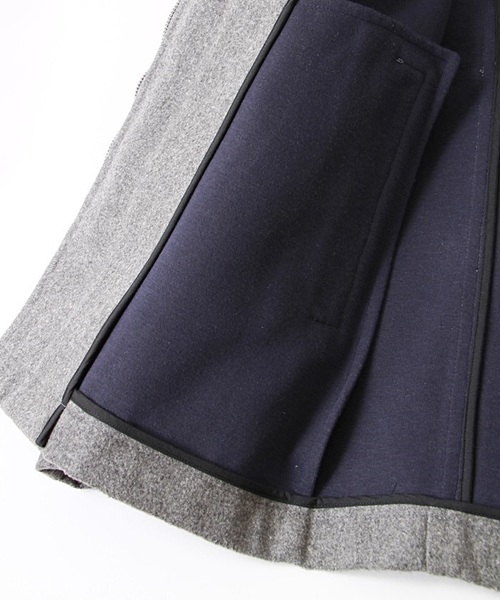 WEGO（ウィゴー）の「WEGO/ボンディングダッフルコート（ダッフルコート・メンズ・ダークグレー/ネイビー/キャメル/ワイン/その他1/その他2・MEDIUM/LARGE/SMALL）」の19枚目の写真