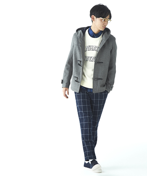 WEGO（ウィゴー）の「WEGO/ボンディングダッフルコート（ダッフルコート・メンズ・ダークグレー/ネイビー/キャメル/ワイン/その他1/その他2・MEDIUM/LARGE/SMALL）」の11枚目の写真