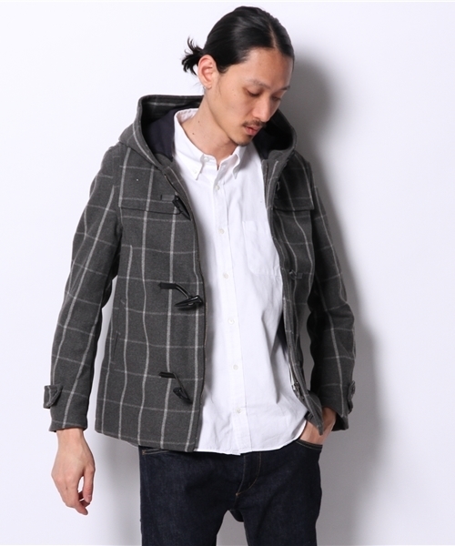 WEGO（ウィゴー）の「WEGO/ボンディングダッフルコート（ダッフルコート・メンズ・ダークグレー/ネイビー/キャメル/ワイン/その他1/その他2・MEDIUM/LARGE/SMALL）」の12枚目の写真