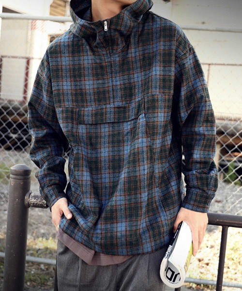 フーディーチェックプルオーバー その他トップス Antiqua アンティカ のファッション通販 Zozotown