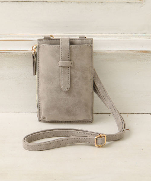 Afternoon Tea アフタヌーンティー の ヌバック風スマホポシェット スマホケース カバー Wear Afternoon Tea アフタヌーンティー の ヌバック風スマホポシェット スマホケース カバー Wear