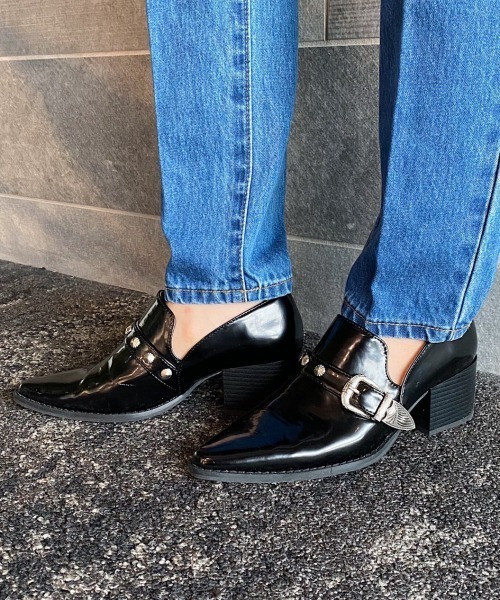 PAGEBOY（ページボーイ）の「メタルバックルローファー（ローファー・レディース・ブラック/ダークブラウン・M/L）」の17枚目の写真