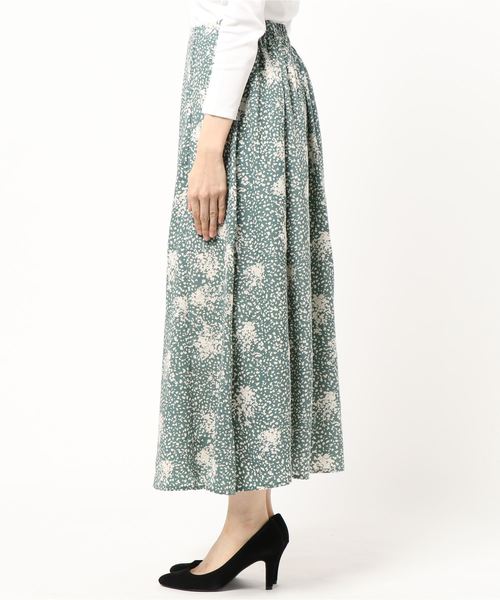 GeeRA（ジーラ）の「プリントパネルフレアースカート（スカート・レディース・ミント/ブラック・LARGE/X-LARGE/MEDIUM）」の9枚目の写真