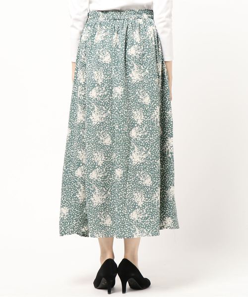 GeeRA（ジーラ）の「プリントパネルフレアースカート（スカート・レディース・ミント/ブラック・LARGE/X-LARGE/MEDIUM）」の10枚目の写真