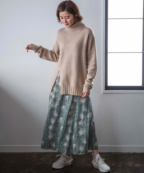 GeeRA（ジーラ）の「プリントパネルフレアースカート（スカート・レディース・ミント/ブラック・LARGE/X-LARGE/MEDIUM）」の11枚目の写真