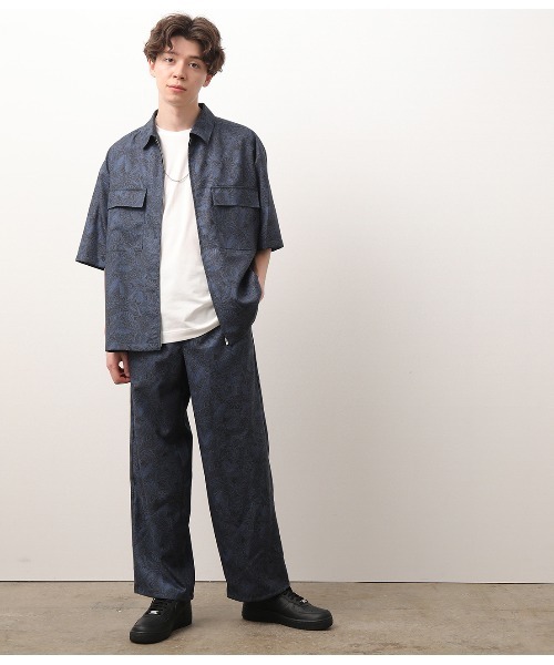 JUNRED（ジュンレッド）の「【セットアップ対応】オリジナルペイズリープリントイージーパンツ（その他パンツ・メンズ・ブラック/ネイビー・M/L）」の13枚目の写真