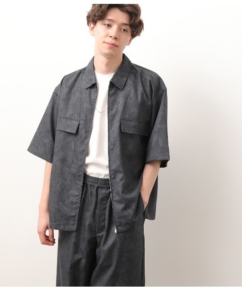 JUNRED（ジュンレッド）の「【セットアップ対応】オリジナルペイズリープリントイージーパンツ（その他パンツ・メンズ・ブラック/ネイビー・M/L）」の21枚目の写真