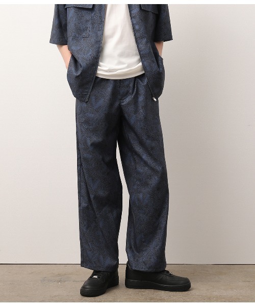 JUNRED（ジュンレッド）の「【セットアップ対応】オリジナルペイズリープリントイージーパンツ（その他パンツ・メンズ・ブラック/ネイビー・M/L）」の9枚目の写真