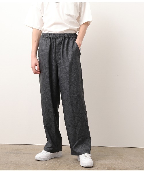JUNRED（ジュンレッド）の「【セットアップ対応】オリジナルペイズリープリントイージーパンツ（その他パンツ・メンズ・ブラック/ネイビー・M/L）」の17枚目の写真