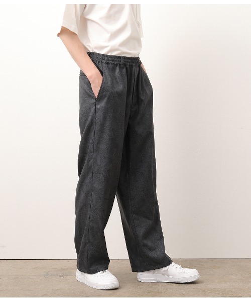 JUNRED（ジュンレッド）の「【セットアップ対応】オリジナルペイズリープリントイージーパンツ（その他パンツ・メンズ・ブラック/ネイビー・M/L）」の10枚目の写真