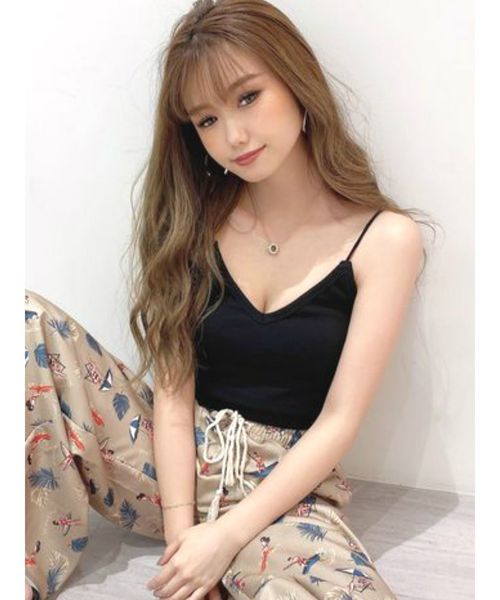 GYDA（ジェイダ）の「Basicビスチェ（キャミソール・レディース・オフホワイト/ブラック/ピンク・FREE）」の3枚目の写真