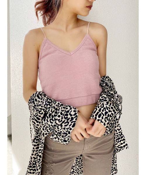 GYDA（ジェイダ）の「Basicビスチェ（キャミソール・レディース・オフホワイト/ブラック/ピンク・FREE）」の13枚目の写真