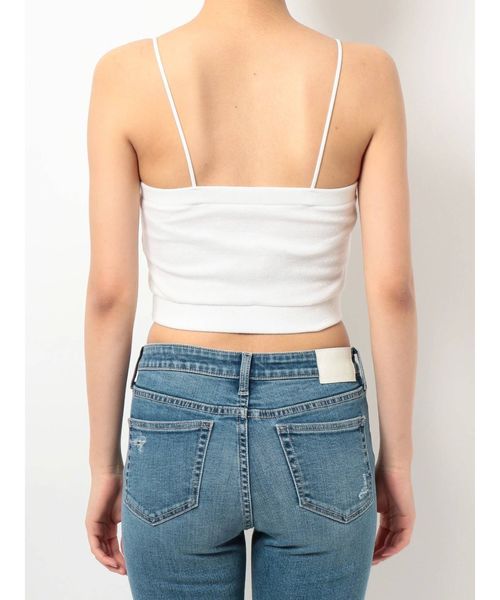 GYDA（ジェイダ）の「Basicビスチェ（キャミソール・レディース・オフホワイト/ブラック/ピンク・FREE）」の9枚目の写真