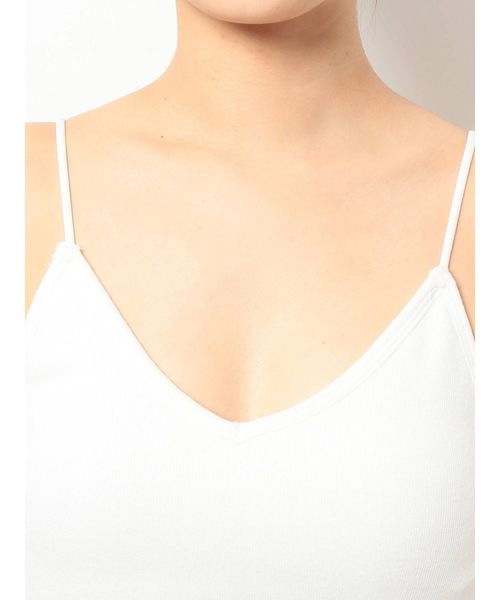 GYDA（ジェイダ）の「Basicビスチェ（キャミソール・レディース・オフホワイト/ブラック/ピンク・FREE）」の14枚目の写真