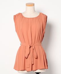 PICCIN | ノースリーブプリーツブラウス(シャツ/ブラウス)