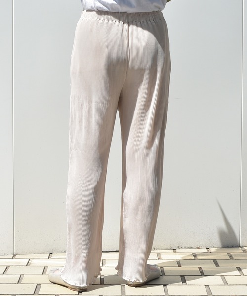 Ambre Neige（アンブルネージュ）の「プリーツパンツ／イージーパンツ／ウエストゴム／【WEB/EC限定商品】（その他パンツ・レディース・ベージュ/パープル/ブルー・FREE）」の20枚目の写真