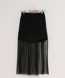 WEGO | WEGO/シアーチュールレイヤードロングスカート(スカート)