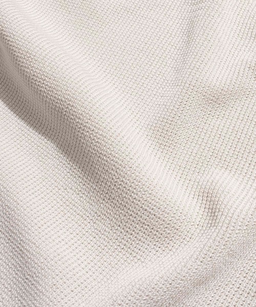 MAISON SPECIAL(メゾンスペシャル)の「《ユニセックスアイテム》ハイツイスト畦プライムオーバーニットTシャツ 【MAISON SPECIAL/メゾンスペシャル】(Tシャツ/カットソー・メンズ・ホワイト/ブラック/サックスブルー/イエロー/ピンク・44/46)」の11枚目の写真