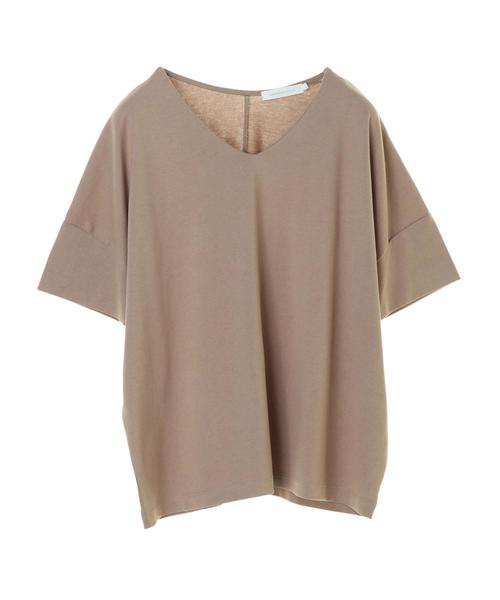 AMERICAN HOLIC(アメリカンホリック)の「ハイクオリティコットン両Vネックカットプルオーバー① *〇(Tシャツ/カットソー・レディース・ブラック/オフホワイト/グリーン/モカ/ブラック系その他4/ブルー系その他2/ネイビー・M/L)」の18枚目の写真