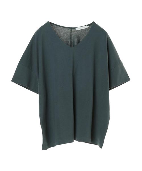 AMERICAN HOLIC(アメリカンホリック)の「ハイクオリティコットン両Vネックカットプルオーバー① *〇(Tシャツ/カットソー・レディース・ブラック/オフホワイト/グリーン/モカ/ブラック系その他4/ブルー系その他2/ネイビー・M/L)」の17枚目の写真