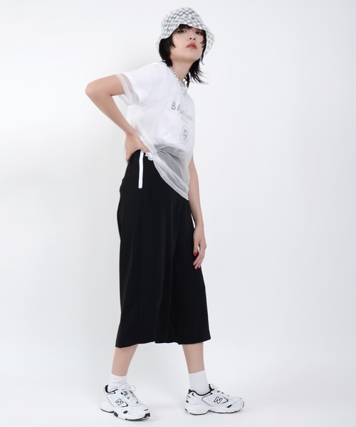 Narcissus（ナルシス）の「【Narcissus】ジップラインパンツ（その他パンツ・レディース・ブラック/オフホワイト/キャメル・FREE）」の21枚目の写真
