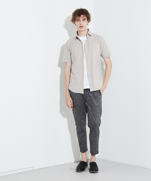 lideal（リデアル）の「【別注/Lideal】 PETAL 1プリーツ リネンソロテックパンツ（スラックス・メンズ・ブラック/グレー・31/28/30/32/29）」の16枚目の写真