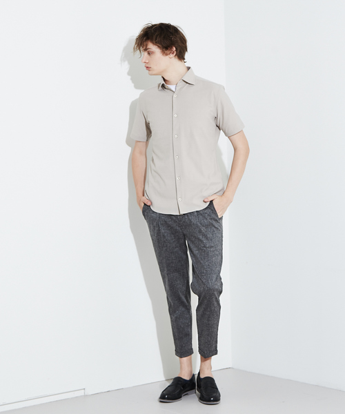 lideal（リデアル）の「【別注/Lideal】 PETAL 1プリーツ リネンソロテックパンツ（スラックス・メンズ・ブラック/グレー・31/28/30/32/29）」の17枚目の写真