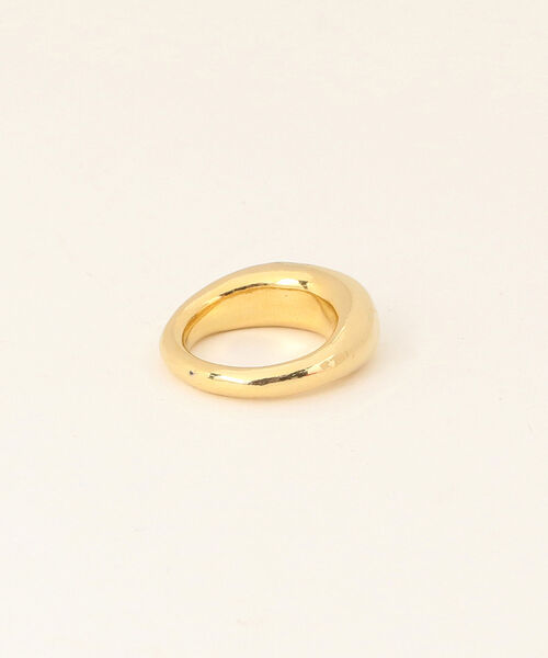 Ray BEAMS(レイビームス)の「Ray BEAMS / ゴールド ボリューム リング(リング・レディース・ゴールド・ONE SIZE)」の2枚目の写真