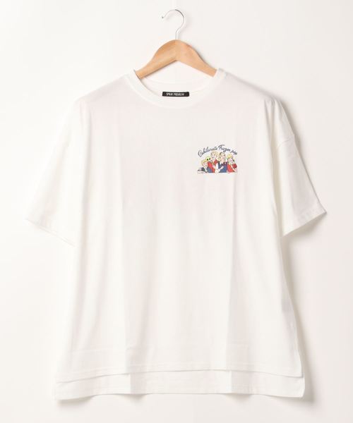 SpRay(スプレイ)の「アイスキャンディ BIG Tシャツ(Tシャツ/カットソー・レディース・オフホワイト/スミクロ/ライトベージュ/ライトグリーン/サックスブルー・FREE)」の15枚目の写真