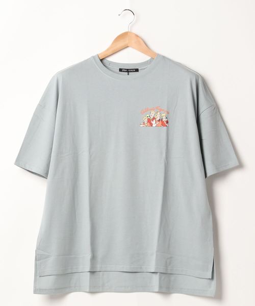 SpRay(スプレイ)の「アイスキャンディ BIG Tシャツ(Tシャツ/カットソー・レディース・オフホワイト/スミクロ/ライトベージュ/ライトグリーン/サックスブルー・FREE)」の14枚目の写真