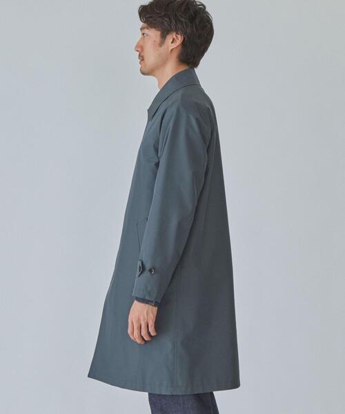 green label relaxing（グリーンレーベルリラクシング）の「CSM TC ツイル ハッスイ ルーズ ステンカラー コート ＜ 機能性生地 / 撥水 ＞（ステンカラーコート・メンズ・ダークグリーン/その他1/ベージュ・XL/M/S/L）」の18枚目の写真