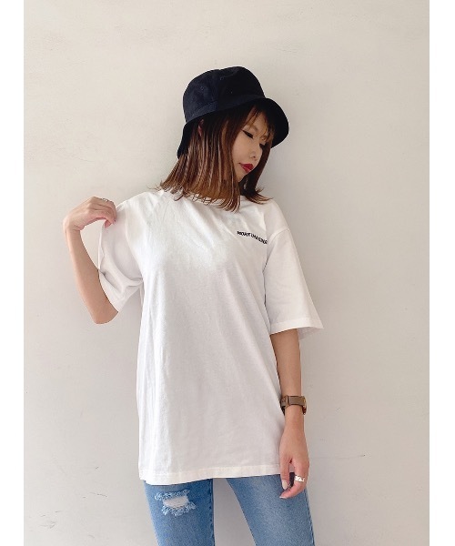 one way（ワンウェイ）の「WEDNESDAY Tシャツ（Tシャツ/カットソー・レディース・ホワイト/ライトブルー/ブラック/ベージュ・FREE）」の9枚目の写真