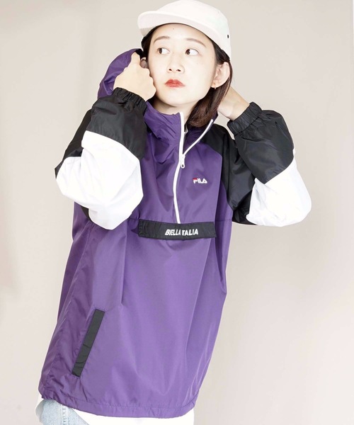FILA フィラ 切替アノラックパーカー パープル FILA（フィラ）の「【FILA/フィラ】切替アノラックパーカー
