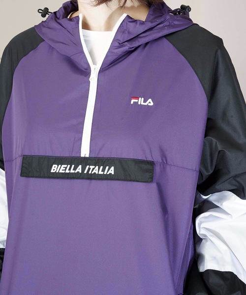 FILA フィラ 切替アノラックパーカー パープル FILA（フィラ）の「【FILA/フィラ】切替アノラックパーカー