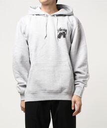 Stussy ライトグレー パーカー Lサイズ Stussy グレー フード付きパーカー L - メルカリ