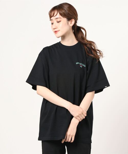 VANS(バンズ)の「VANS/バンズ ビッグシルエット バックプリントTシャツ 121R3010200(Tシャツ/カットソー・レディース・ホワイト/ブラック/パープル・S/M)」の8枚目の写真