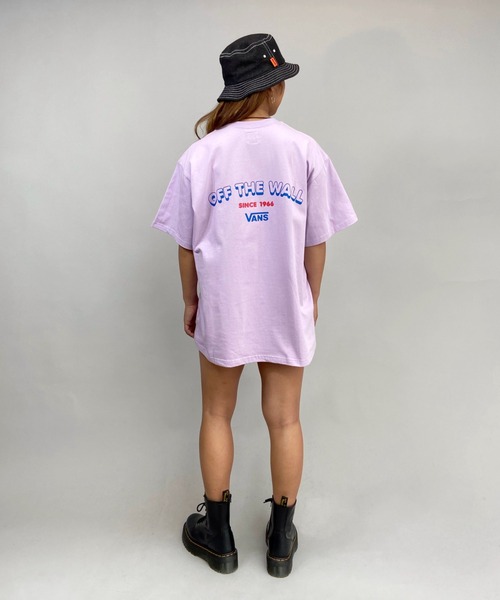 VANS(バンズ)の「VANS/バンズ ビッグシルエット バックプリントTシャツ 121R3010200(Tシャツ/カットソー・レディース・ホワイト/ブラック/パープル・S/M)」の14枚目の写真