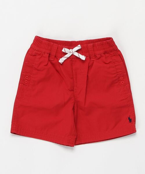 POLO RALPH LAUREN CHILDRENSWEAR(ポロ ラルフ ローレン チルドレンズウェア)の「コットン ツイル プルオン ショートパンツ(その他パンツ・キッズ・レッド・24M/12M/18M)」の3枚目の写真