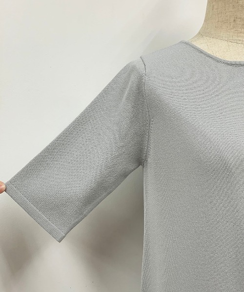 PICCIN（ピッチン）の「バックパールボタンニットワンピース